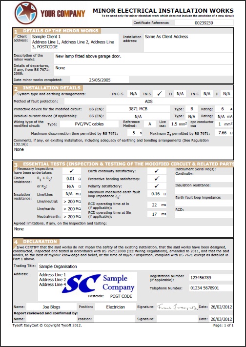 Tysoft EasyCert Certificates